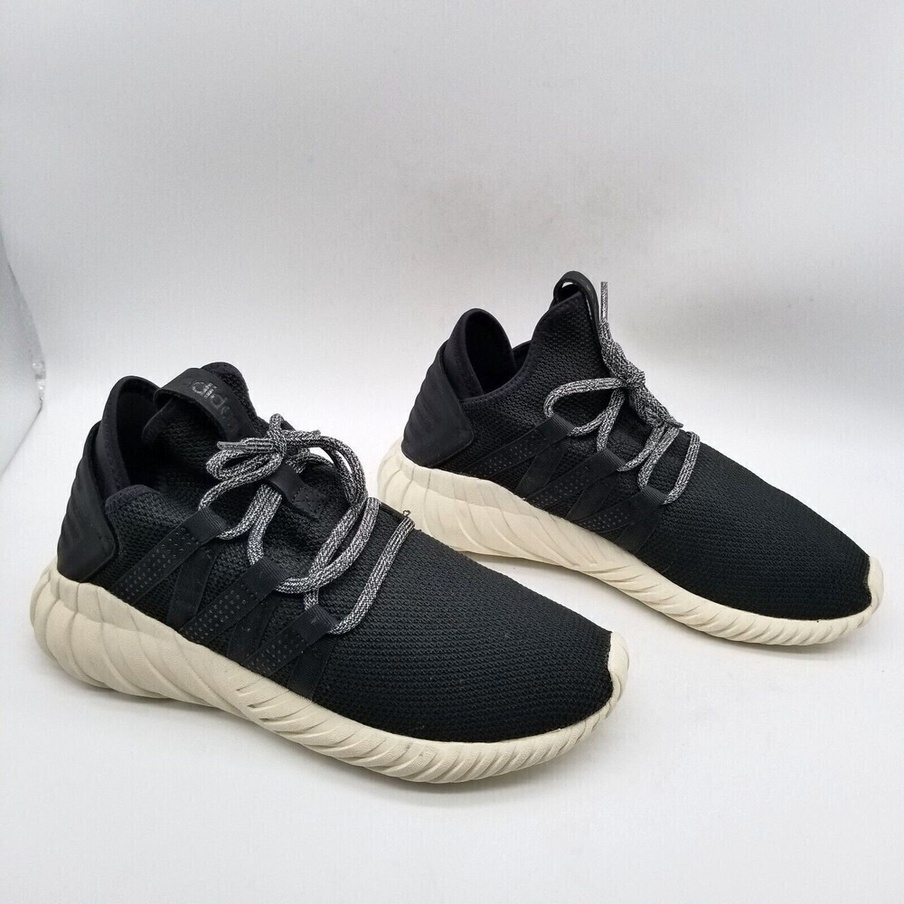 Adidas Womens Tubular Dawn 3 BY2123 Black Lace Up Low Top Running Shoes Size 7.5